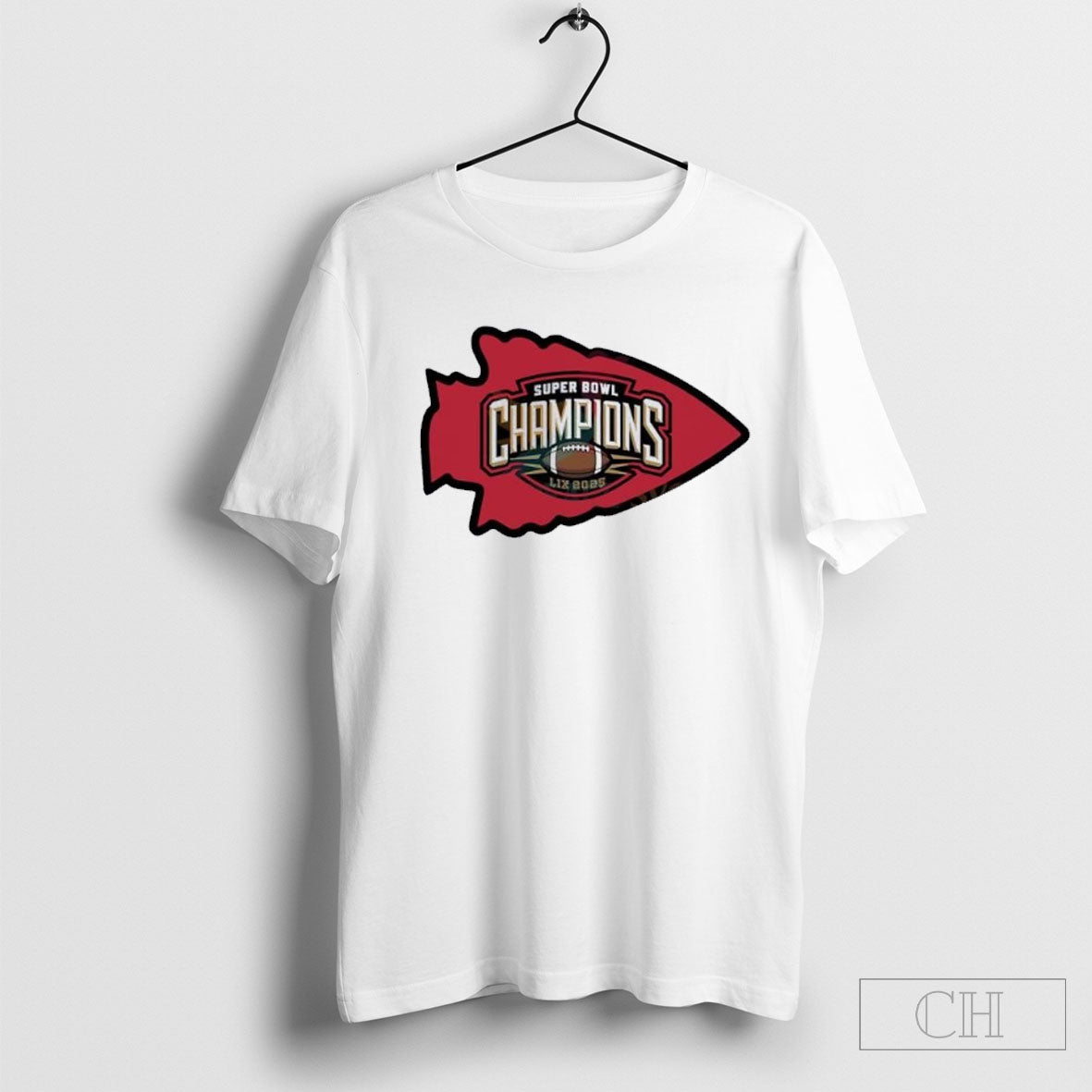 Official Super Bowl Lix Champions 2025 Kansas City Chiefs Football Shirt