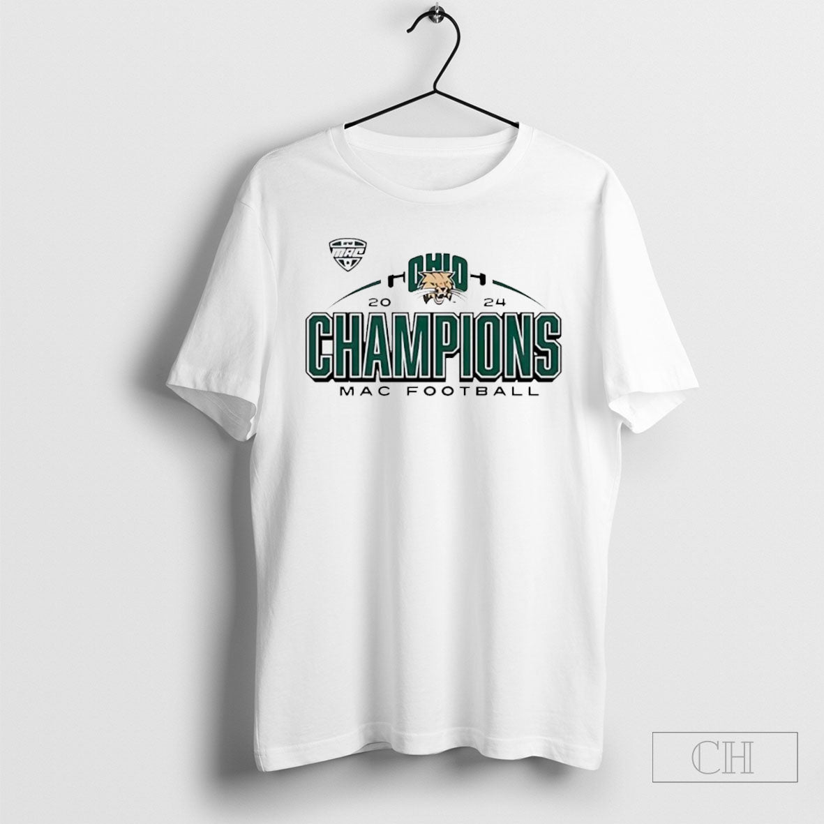 Ohio Bobcats 2024 Mac Football Champions Shirt