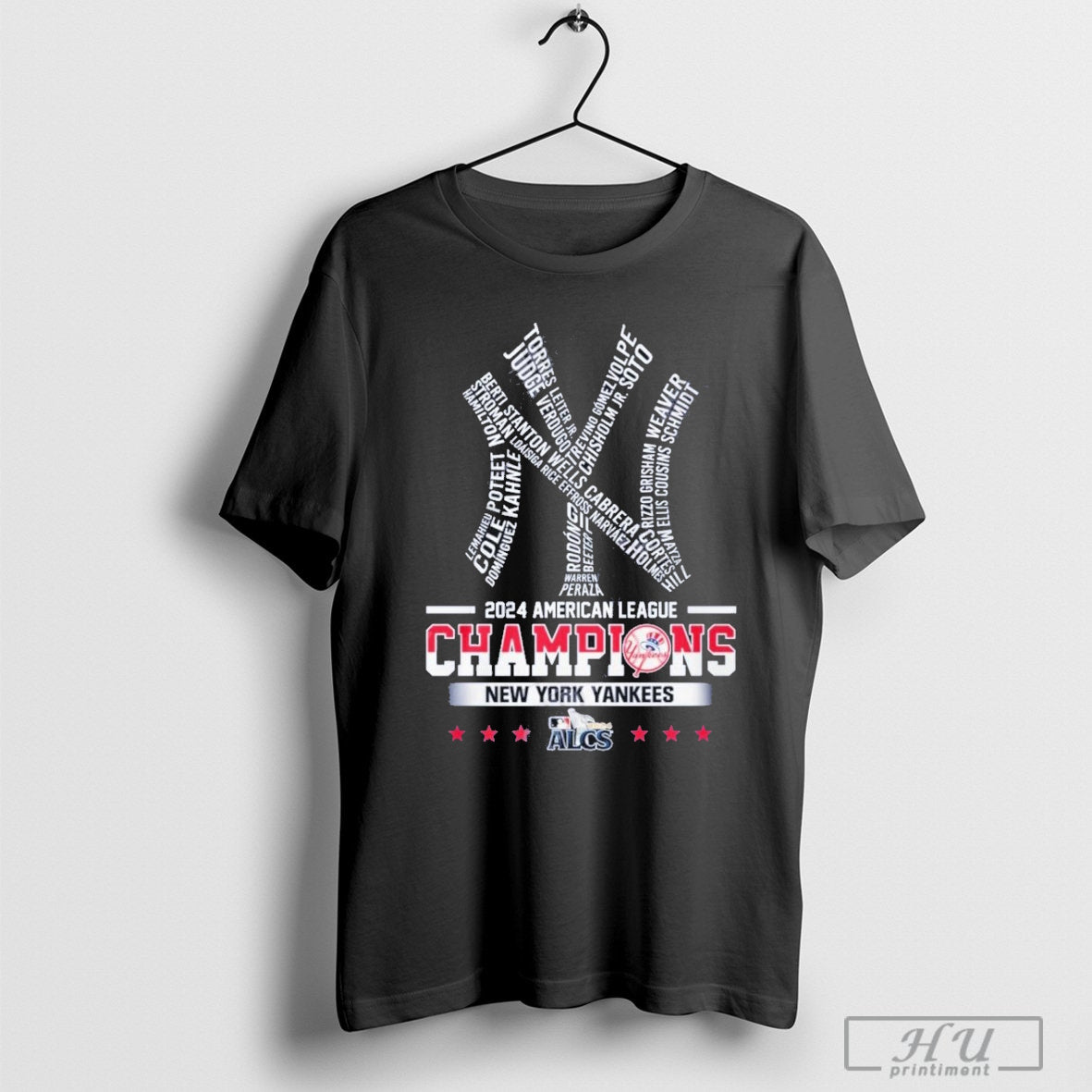 2024 ALCS Champions New York Yankees T-Shirt