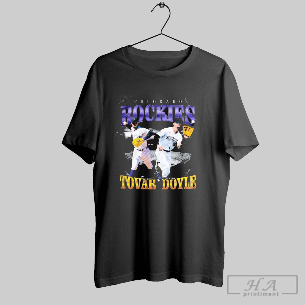 2025 Colorado Rockies Mlb Ezequiel Tovar And Brenton Doyle Graphic T Shirt