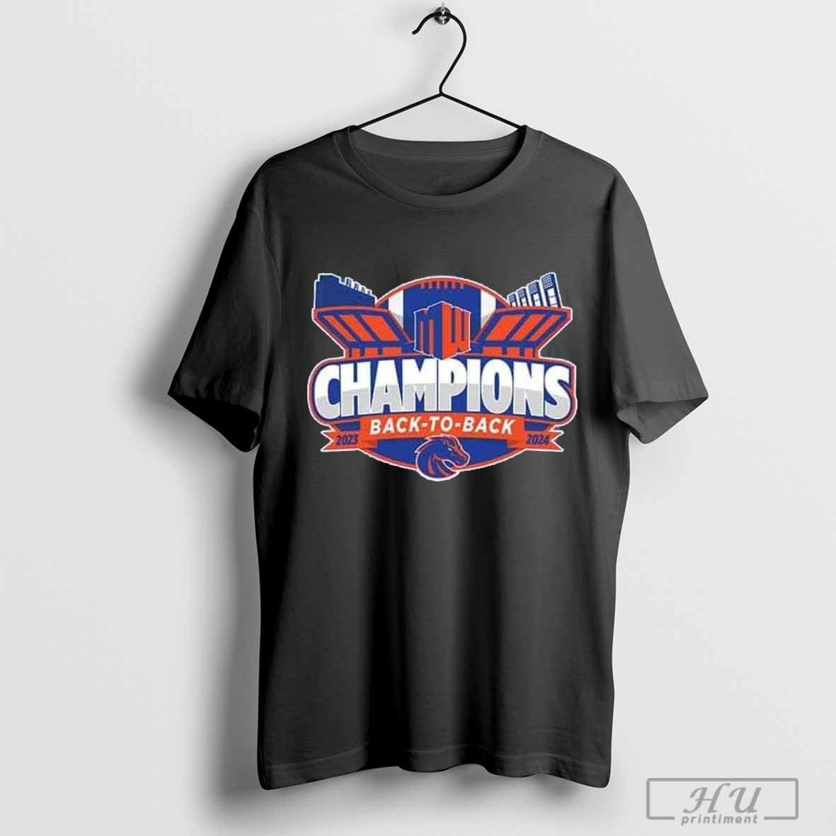 Boise State Broncos Is Back To Back Mountain West Conference Champions 2023 2024 T Shirt