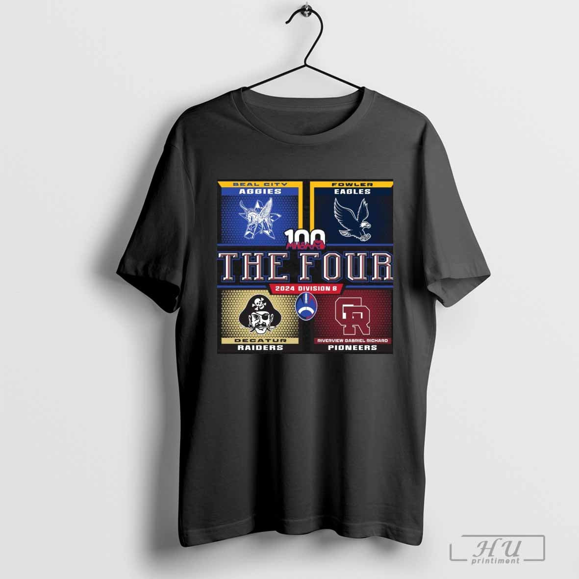 2024 MHSAA Football D8 The Four T-Shirt