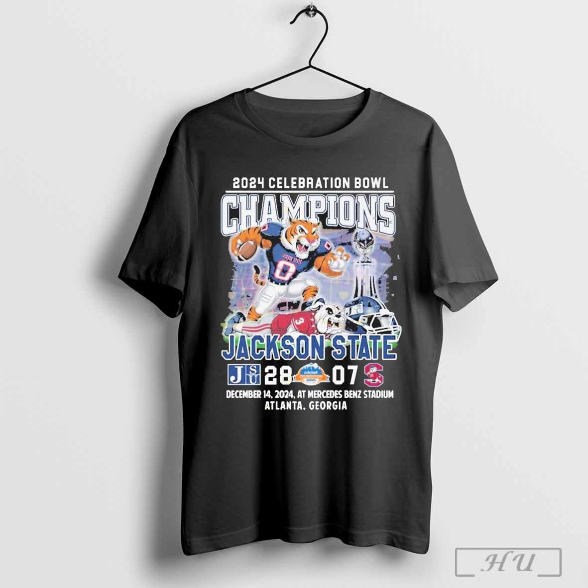 2024 Celebration Bowl Champions Jackson State Tigers Unisex T Shirt