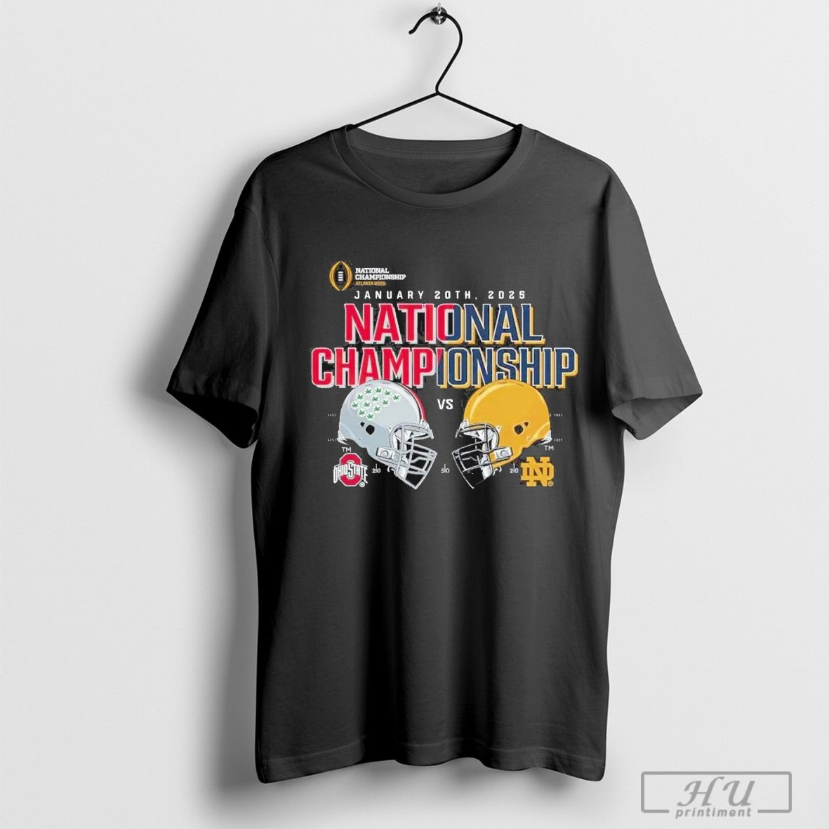 Ohio State Vs Notre Dame National Championship Jan 20th 2025 T Shirt