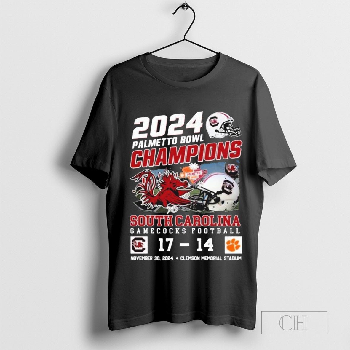 South Carolina Gamecocks 2024 Palmetto Bowl Champions T-Shirt