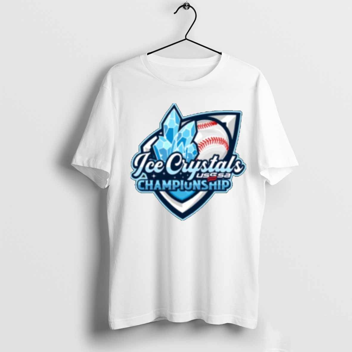 12th Annual Ice Crystals Championship Rings Feb 15 16 2025 Usssa T Shirt