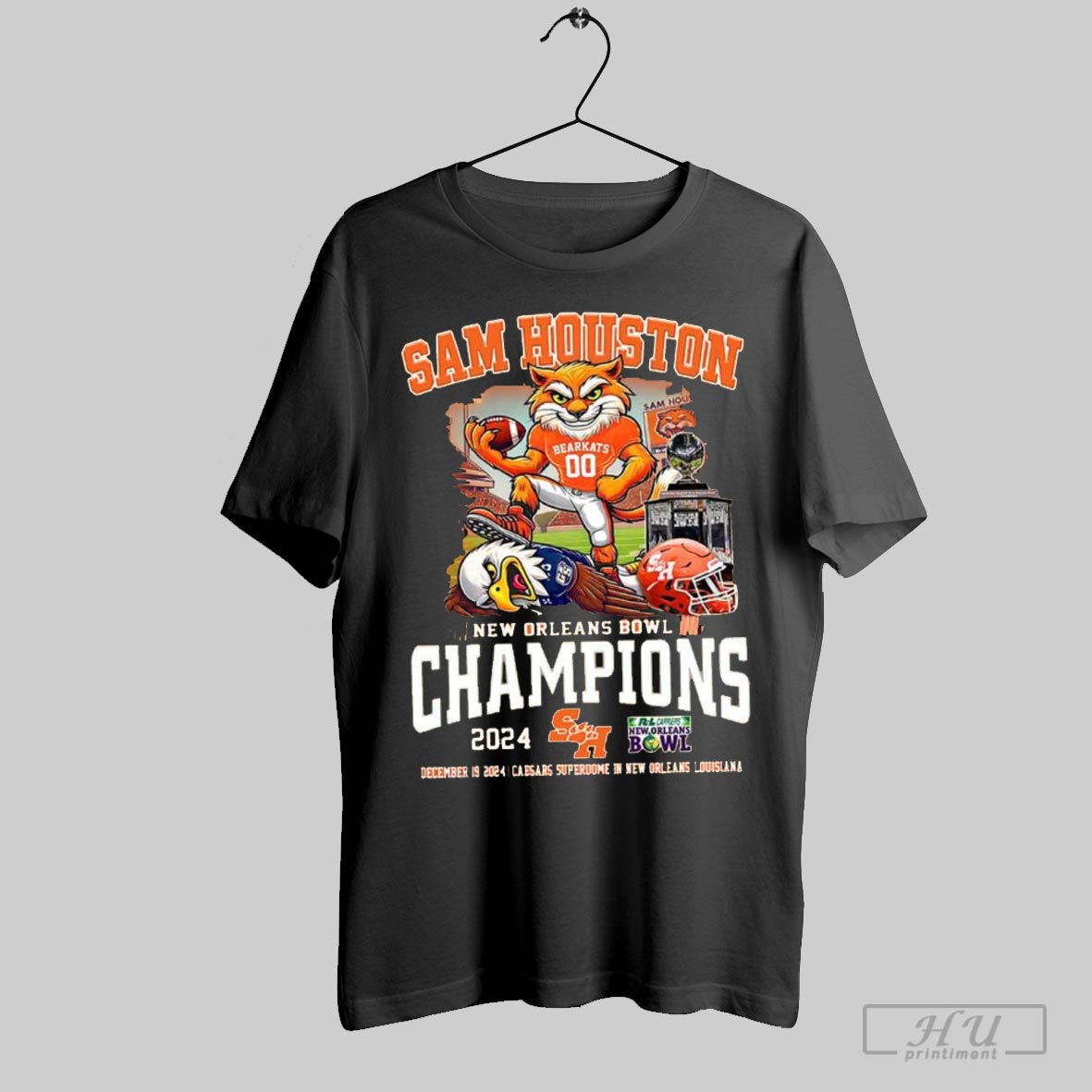 Sam Houston Bearkats New Orleans Bowl Champions 2024 T Shirt