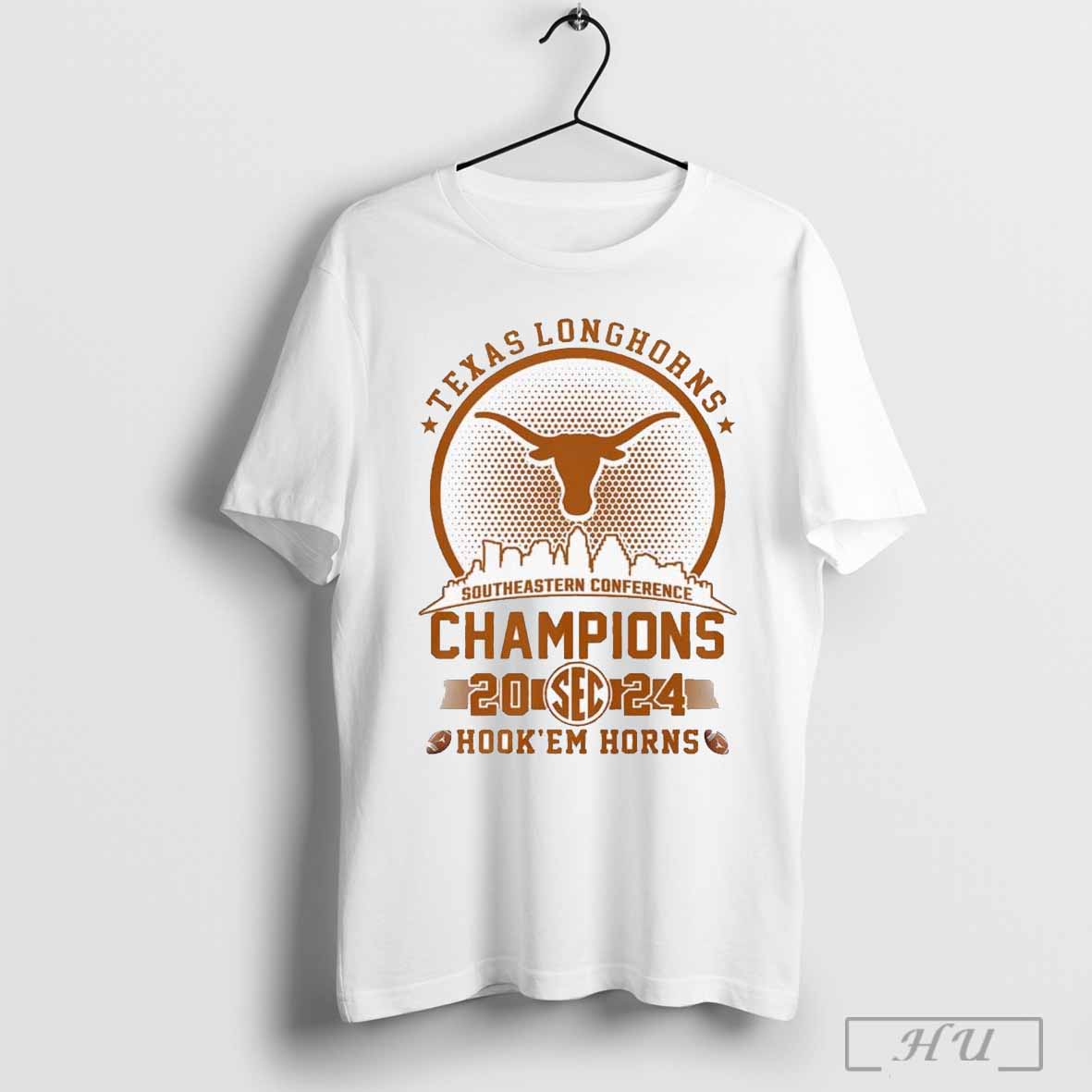 Official Texas Longhorns Southeastern Conference Champions 2024 T Shirt