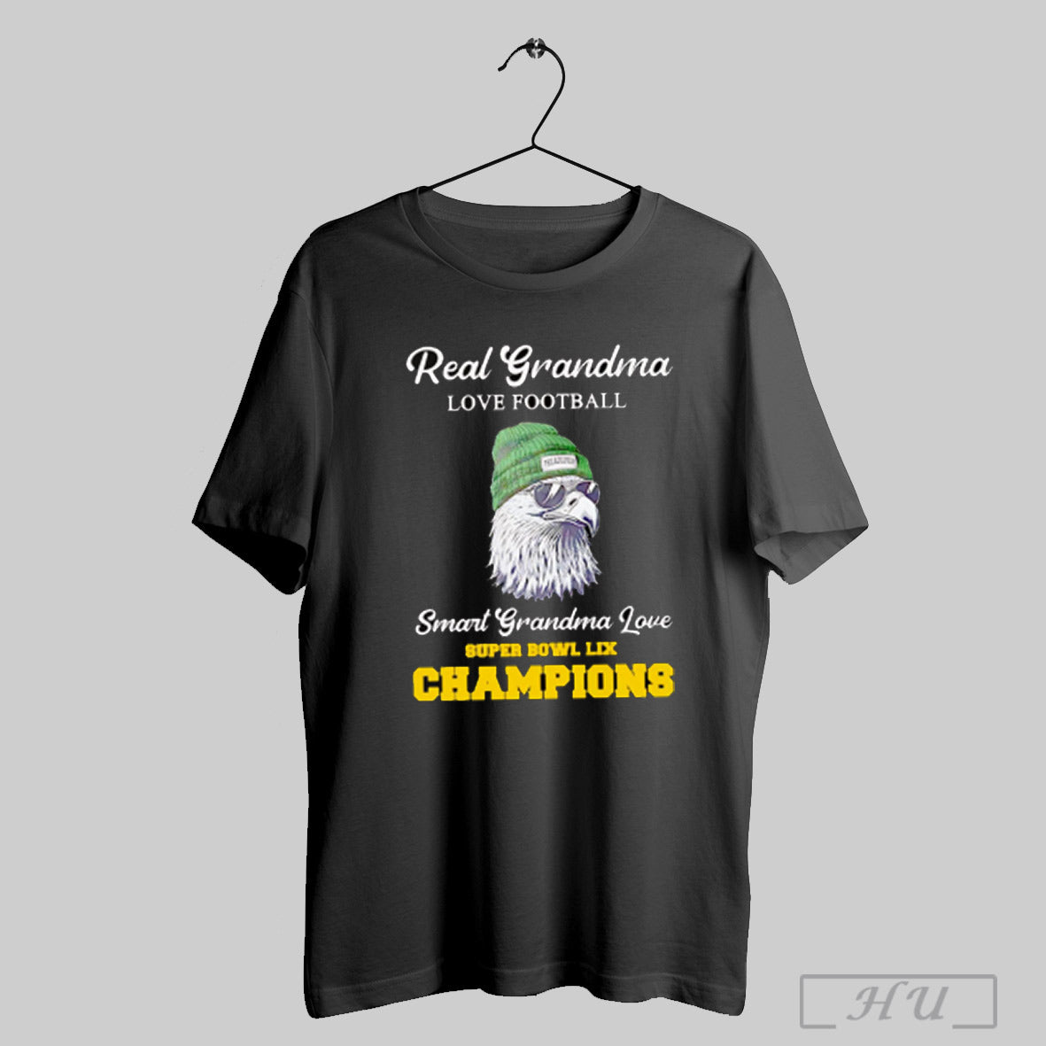 Real Grandma Love Football Smart Grandma Love Super Bowl Lix Champions Shirt Sweatshirt