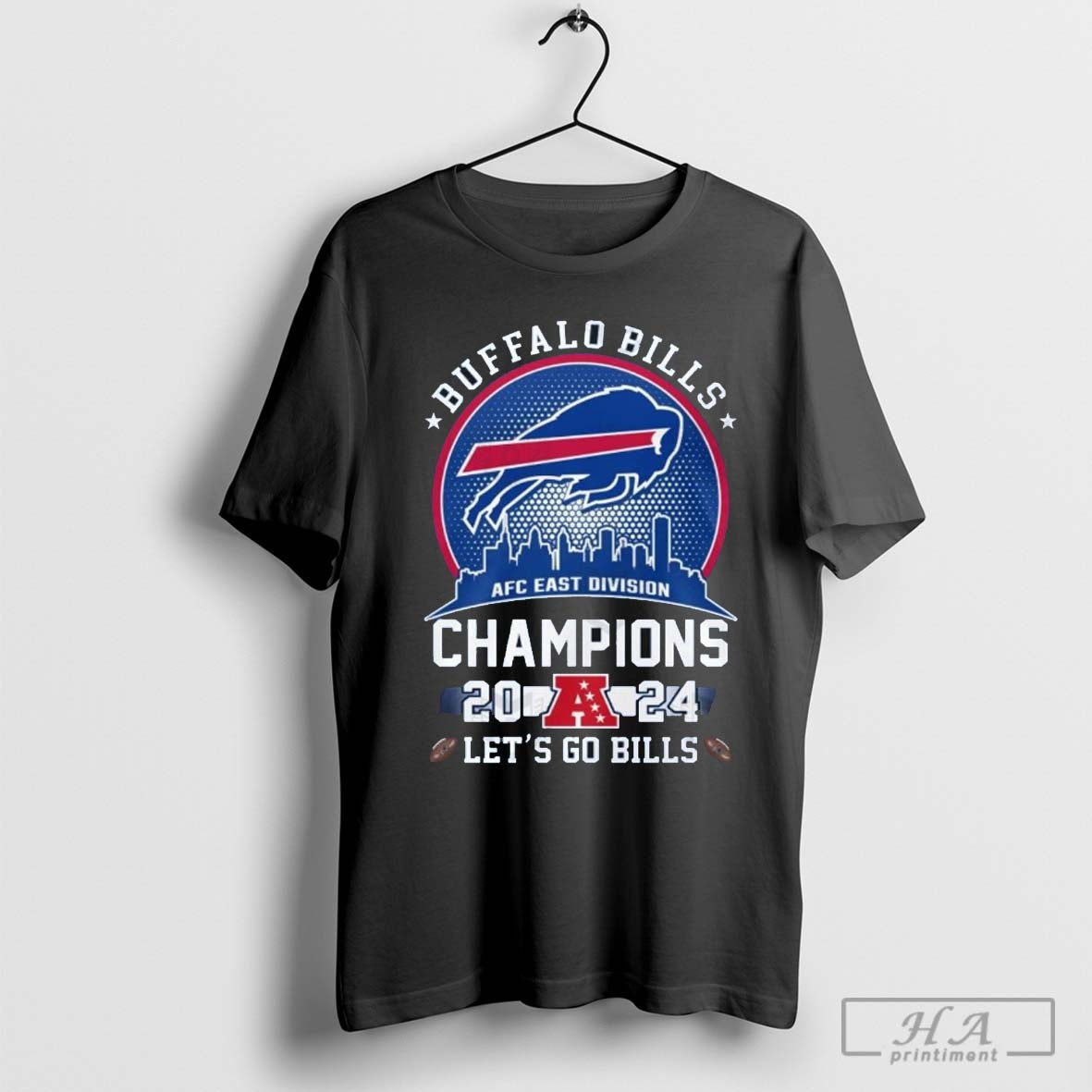 Buffalo Bills Afc East Division Champions 2024 Let Go Bills T-shirts