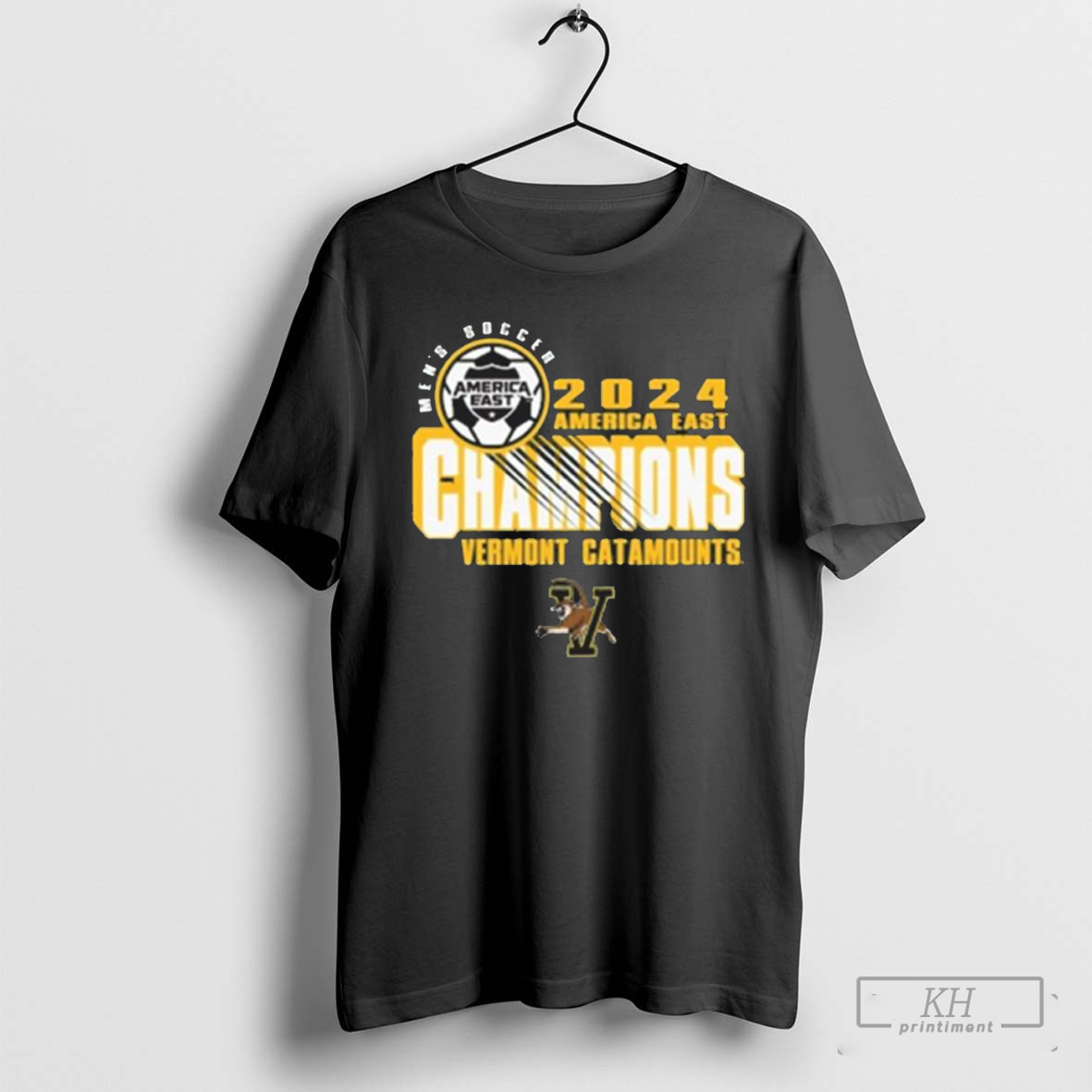 2024 Men’s Soccer America East Champions Vermont Catamounts T-shirt