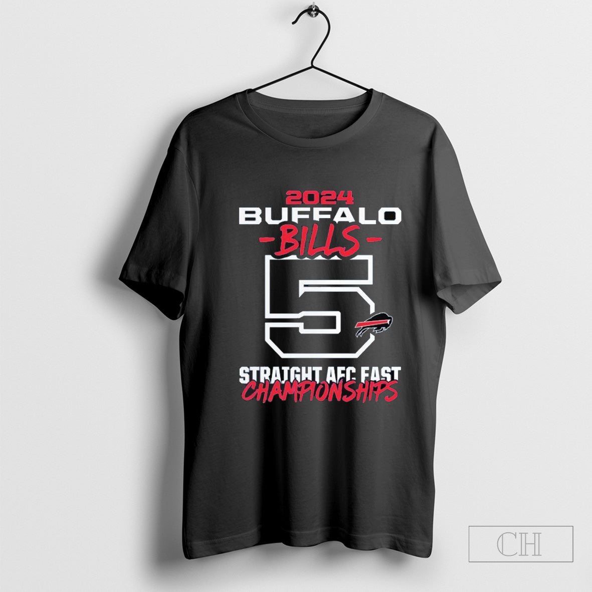 Buffalo Bills Five-straight Afc East Division Championships 2024 T-Shirt