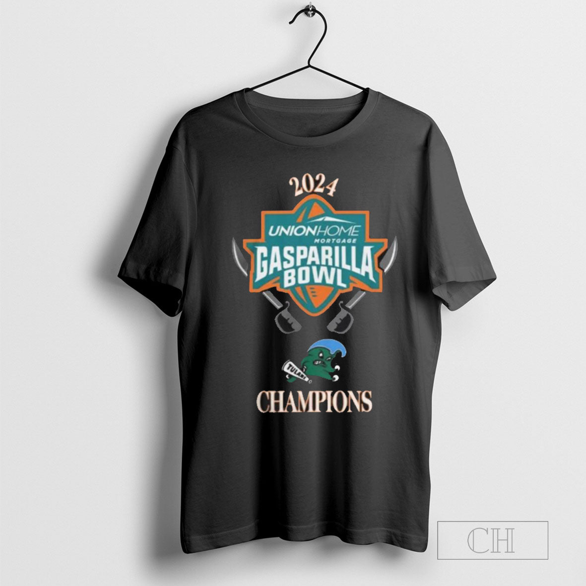 Official Tulane Green Wave 2024 Gasparilla Bowl Champions Shirt Sweater