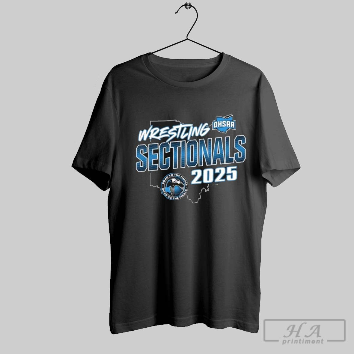 2025 Ohsaa Boys Wrestling Sectionals Shirt