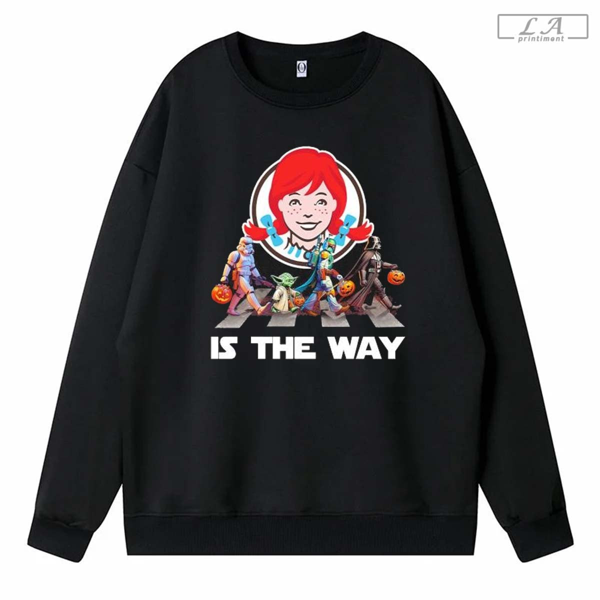 Star Wars Characters Abbey Road Wendy’s Is The Way Halloween 2024 shirt