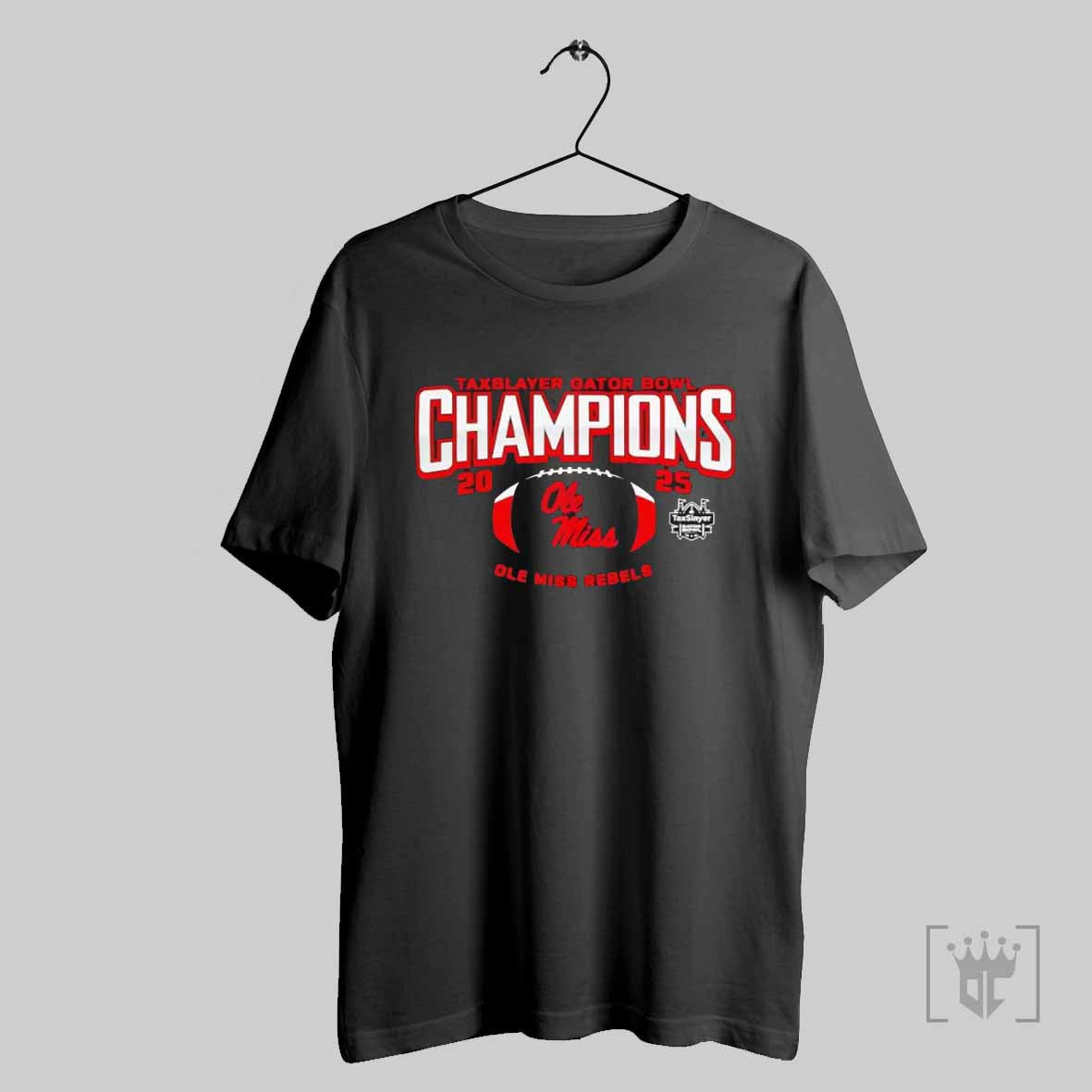 Taxslayer Gator Bowl Champions 2025 Ole Miss Rebels T Shirt
