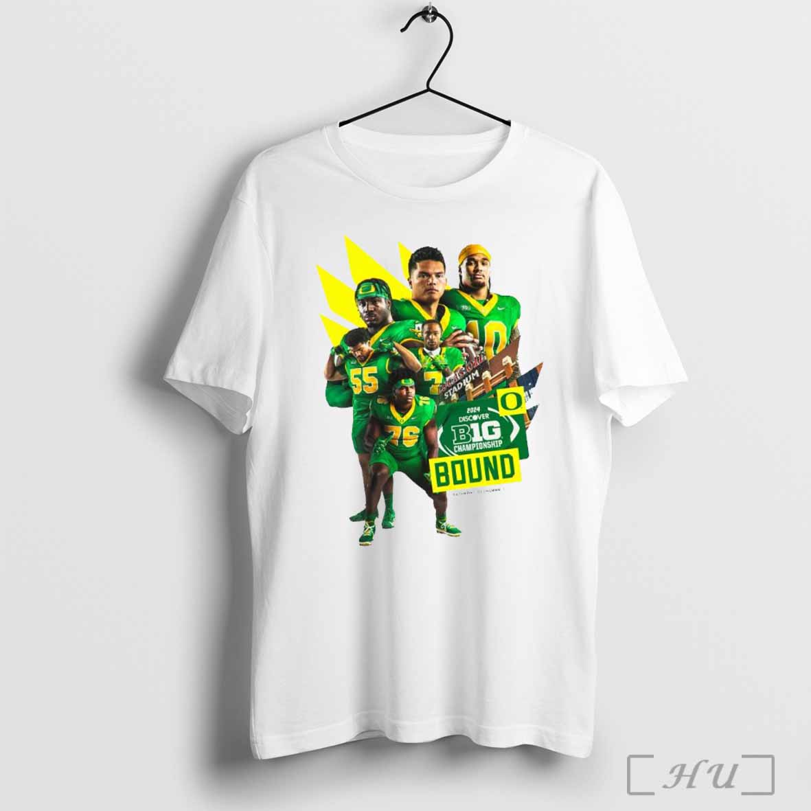 Oregon Ducks 2024 Discover 2024 Big Ten Football Championship Game December 7 T-shirt