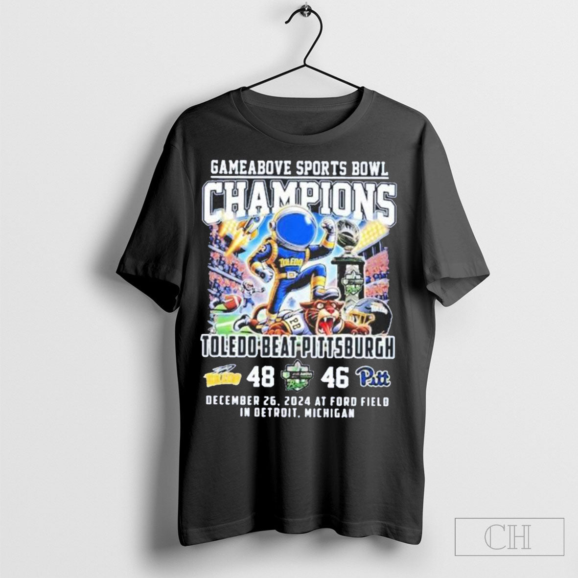 Official Toledo Rockets Gameabove Bowl Champions 2024 Celebrating December 26 2024 At Ford Fied In Detroi Michigan T Shirt Sweatshirt Cutom Poster Cof
