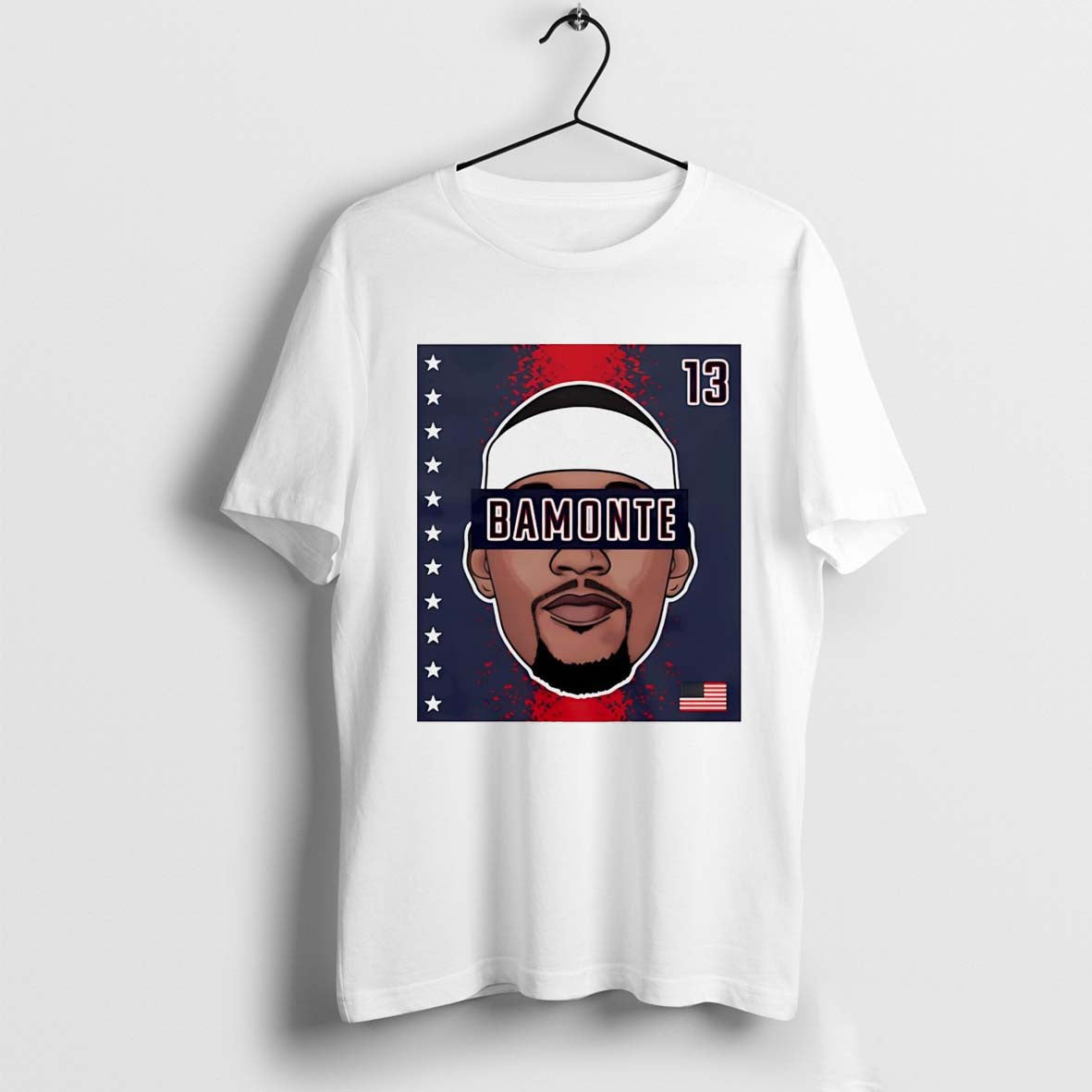 13Am Adebayo Wearing 13 Bamonte Dearbball Shirt