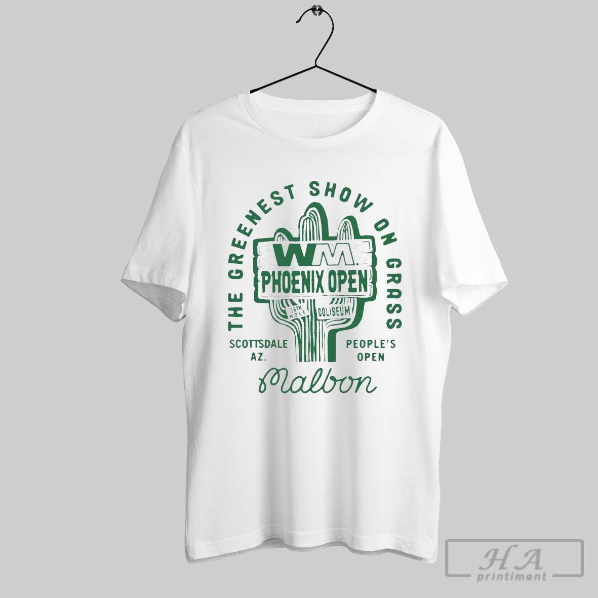 2025 Wm Phoenix Open Malbon Golf Unisex Cactus T Shirt