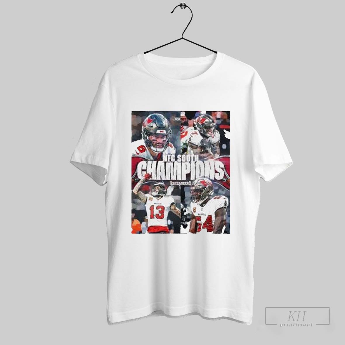 Official Tampa Bay Buccaneers Nfc South Champions For The Fourth Straight Season Fox Nfl T Shirt
