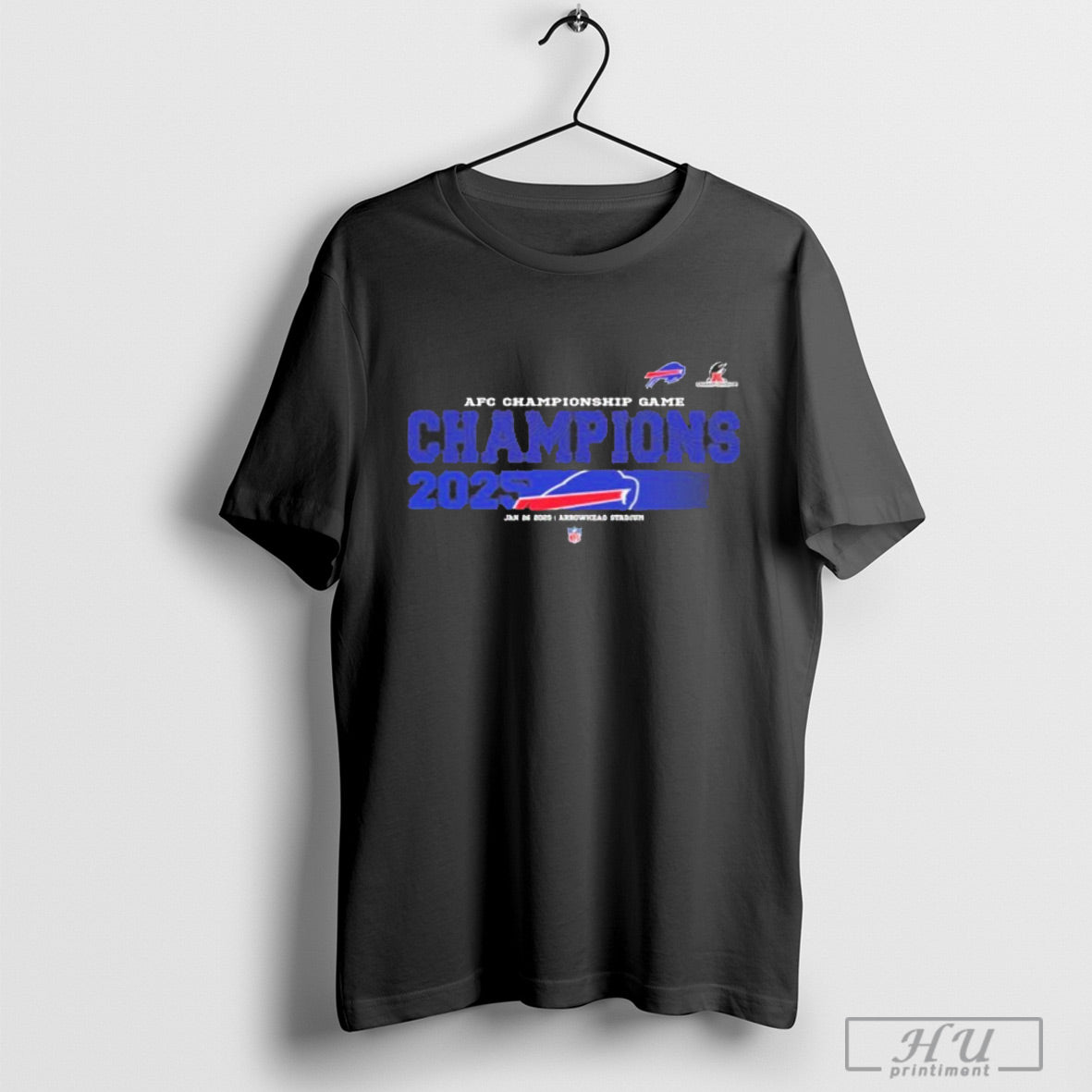 Buffalo Bills 2024 2025 Afc Championship Champions Logo T Shirt Sweatshirt Posters