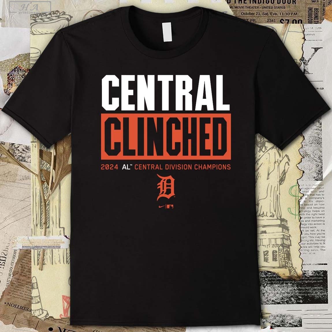 Official St. Louis Cardinals Central Clinched 2024 NL Central Division Champions T-shirt
