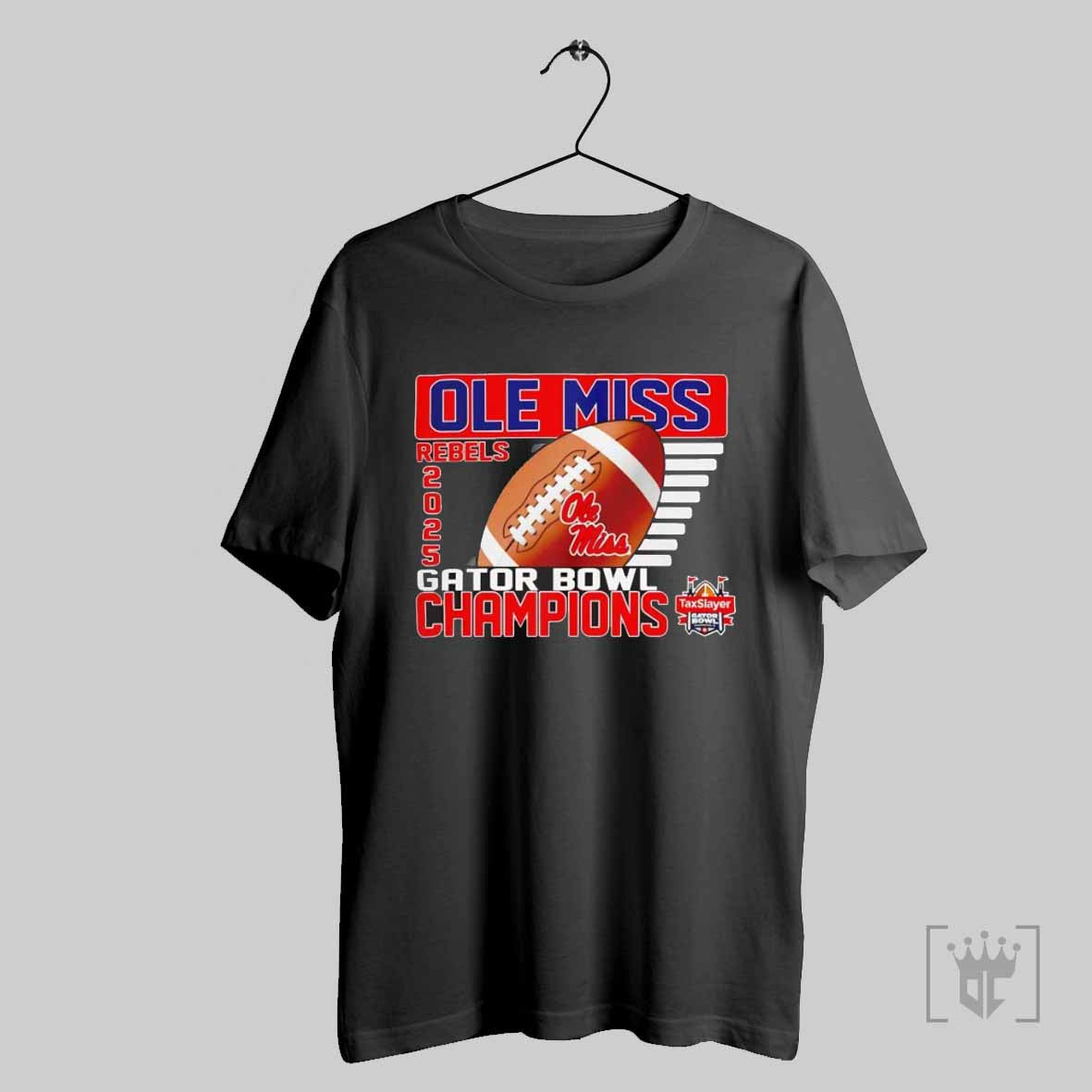 Ole Miss Rebels 2025 Gator Bowl Champions Bound Logo T Shirt