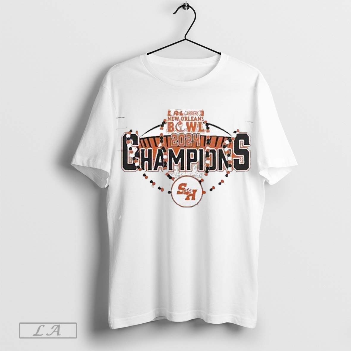Premium Sam Houston Football 2024 Rl Carriers New Orleans Bowl Champions T Shirt