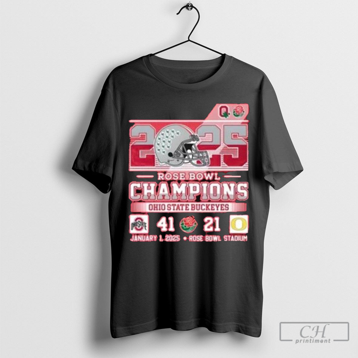 2025 Rose Bowl Champions Buckeyes T Shirt