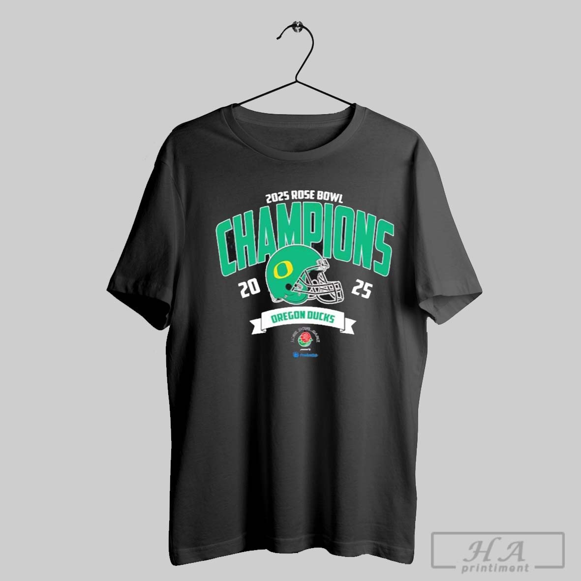 Oregon Ducks Football Champions 2025 Rose Bowl Presented By Prudential Ncaa College Football Shirt