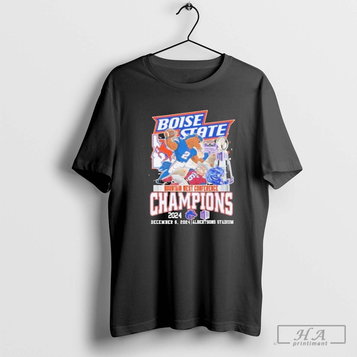 Boise State Broncos Mountain West Conference Champions 2024 Shirt
