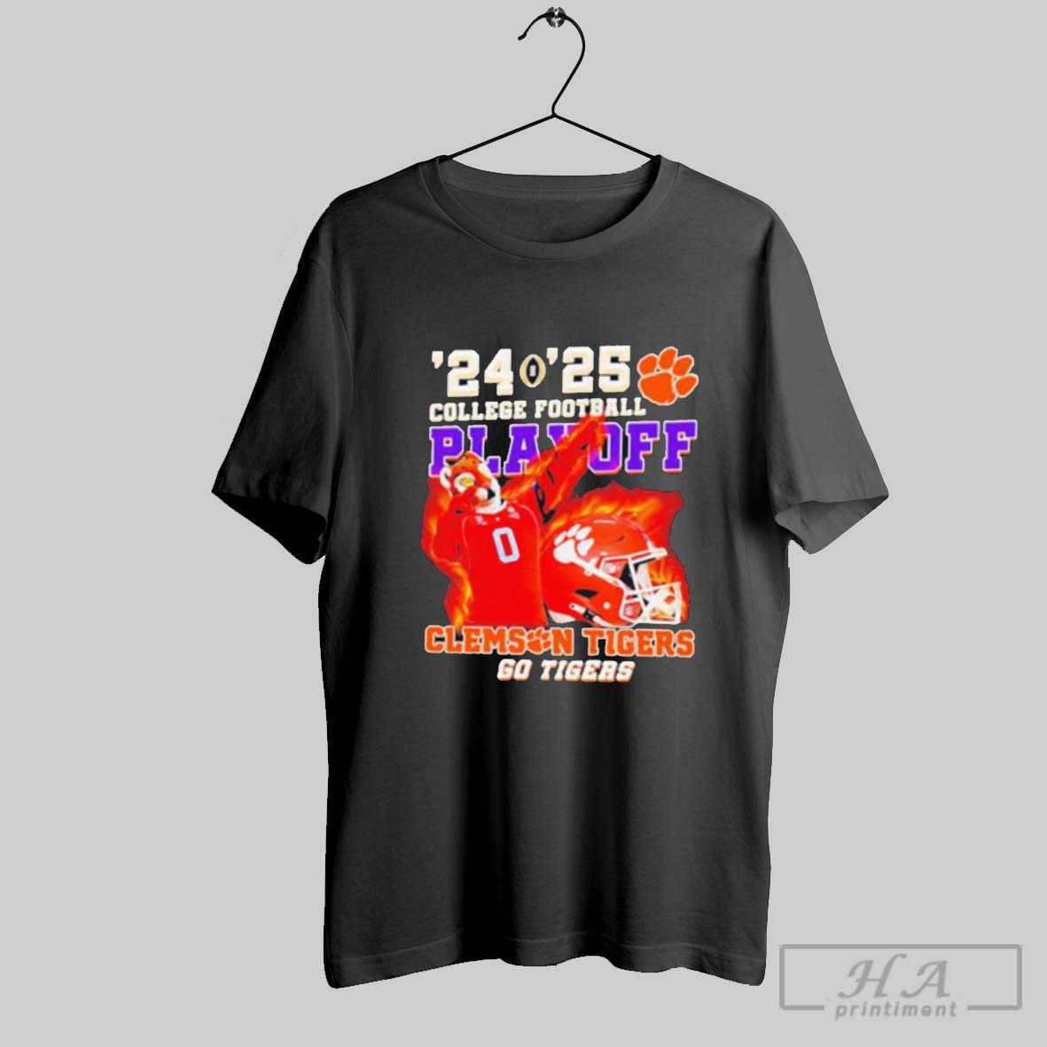 24 25 College Football Playoff Clemson Tigers Mascot Shirt
