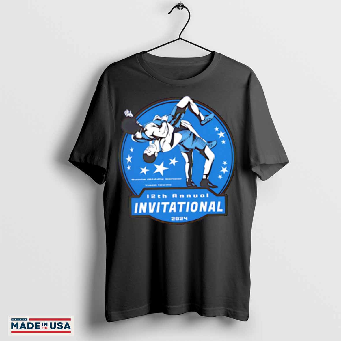 12th Annual Invitational 2024 Gurrie Middle School Tiger shirt