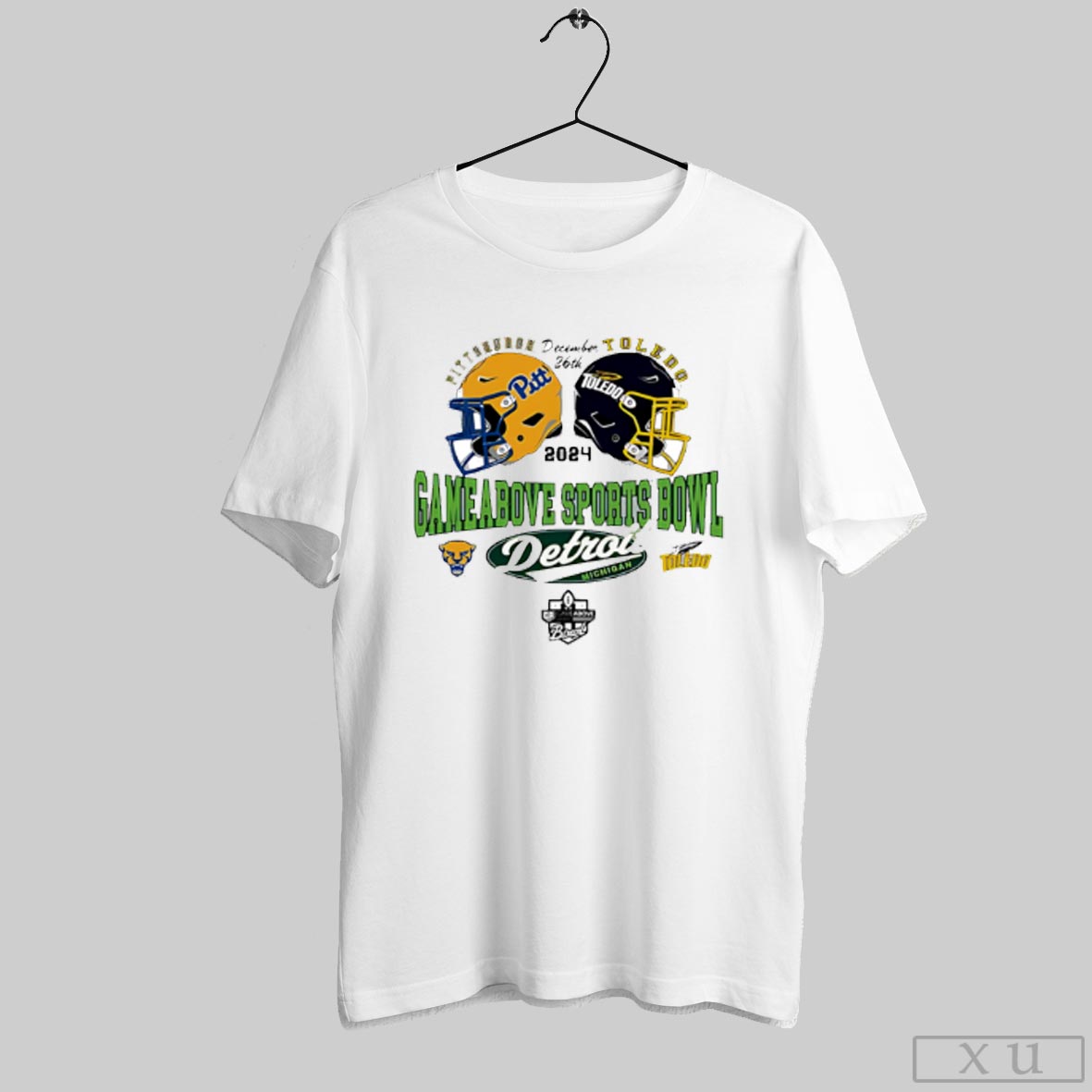 2024 Game Above Sports Bowl Pittsburgh Panthers Football Vs Toledo Rockets Football Shirt