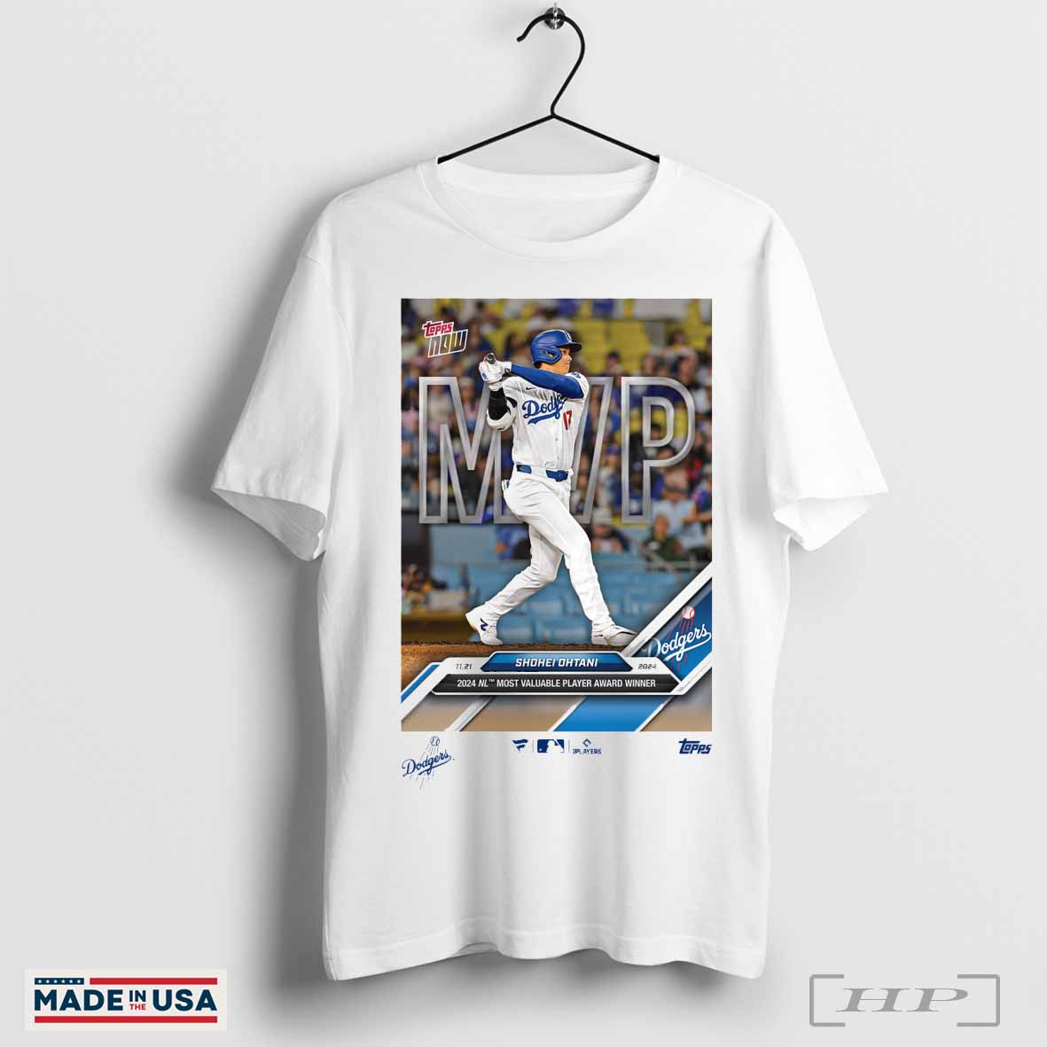 2024 MLB Topps NOW® Shohei Ohtani MVP Limited Edition Men's Tee