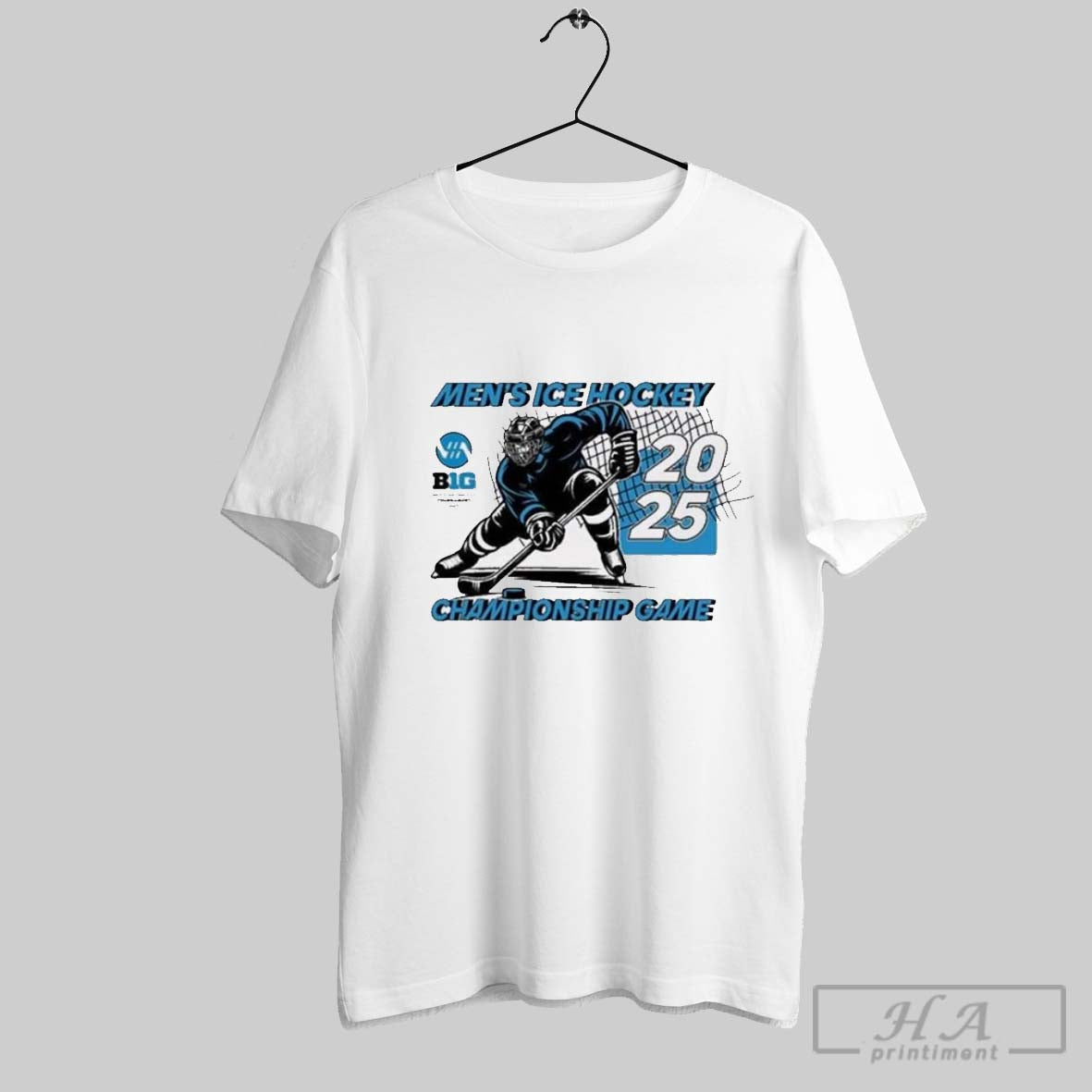 2025 Big Ten Mens Ice Hockey Tournament Championship Game T Shirt