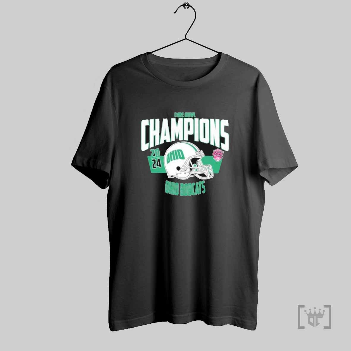 Ohio Bobcats Football Champions 2024 Cure Bowl Staffdna Cure Bowl T Shirt