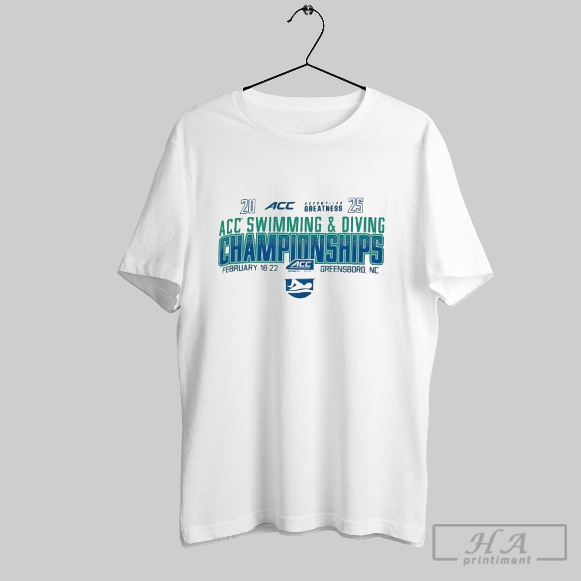 2025 Atlantic Coast Conference Mens And Womens Swimming Diving Championships Feb 18 22 Greensboronc Shirt