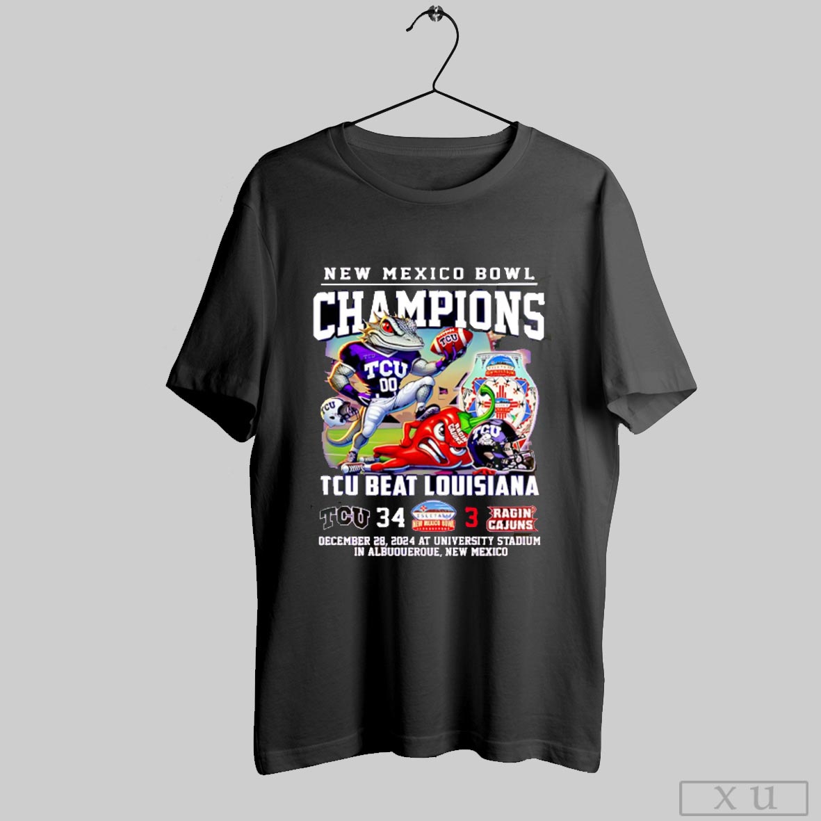 Tcu Horned Frogs Beat Louisiana New Mexico Bowl 2024 Champions Shirt