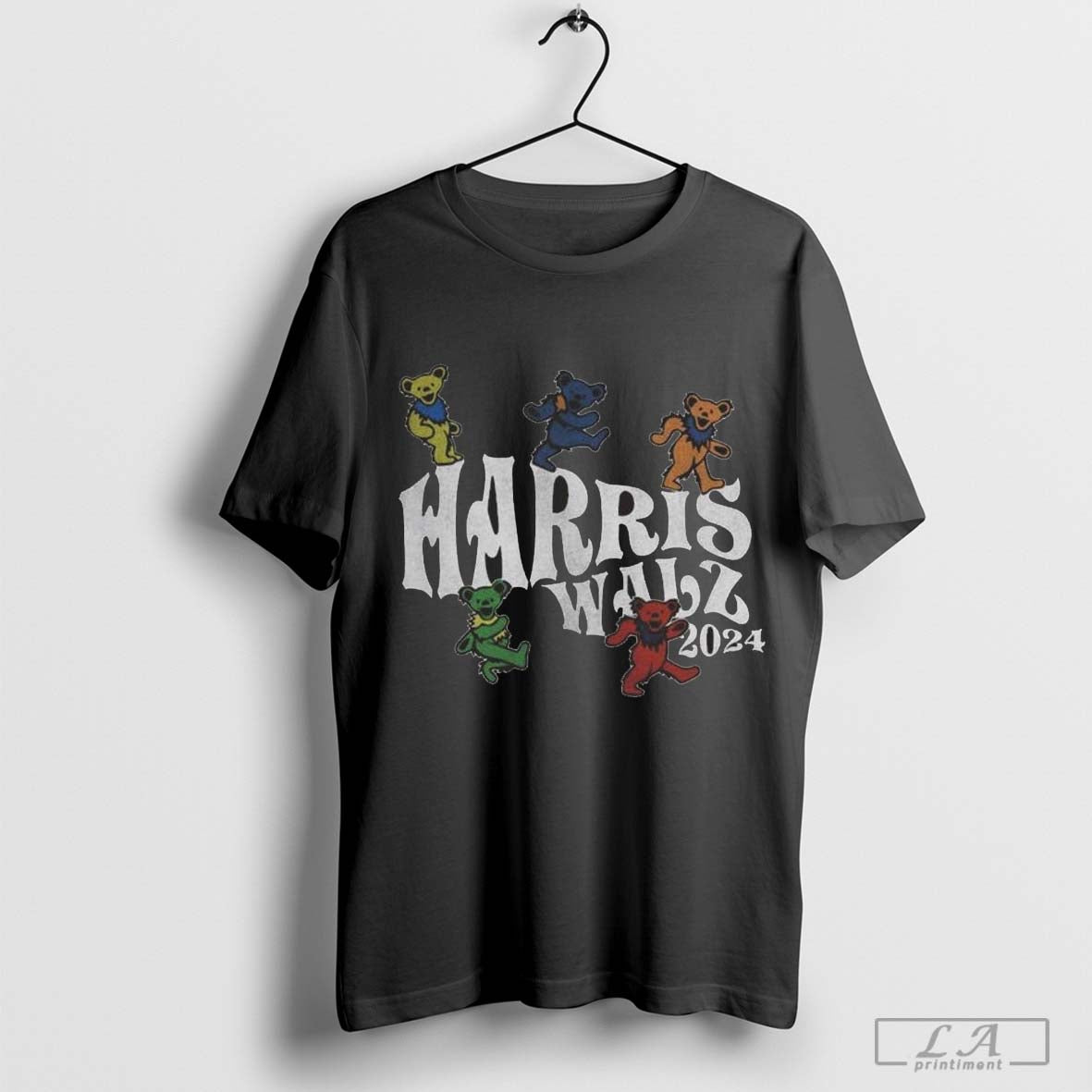 2024 Campaign Harris Kamala &amp; Walz Grateful Dead T-Shirt