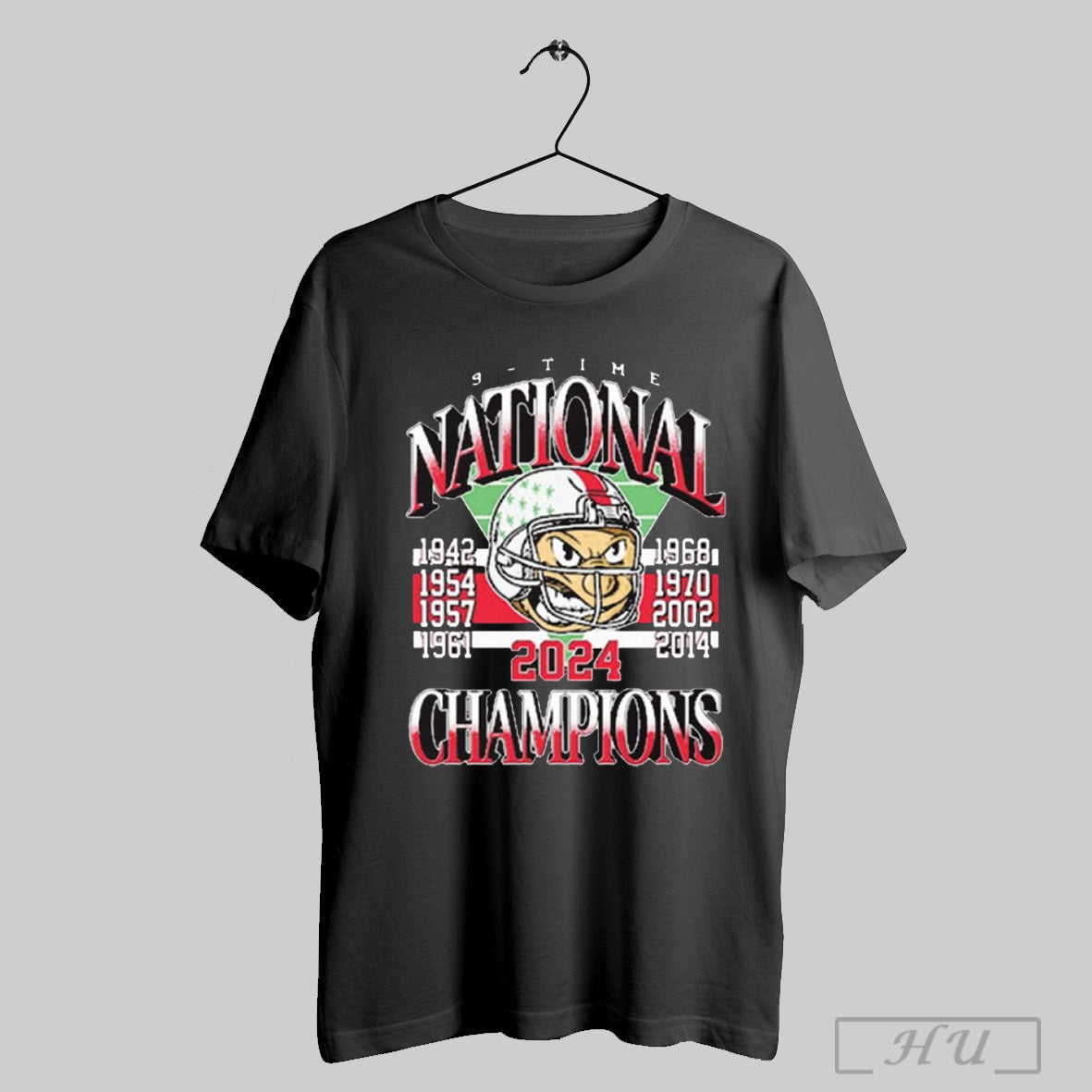 Ohio State Buckeyes Win Notre Dame Fighting Irish Brutus 9 Time National Champions College Football Playoff 1942 2024 T Shirt Sweatshirt Hoodies Poste