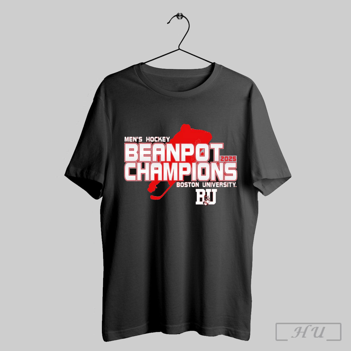 Boston University Terriers 2025 Mens Beanpot Hockey Tournament Champions T Shirt Sweatshirt