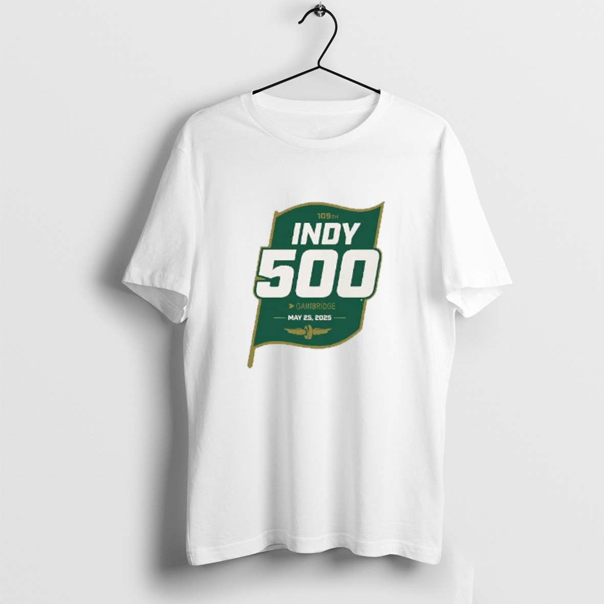 109th Indy 500 Gainbridge 2005 flag shirt
