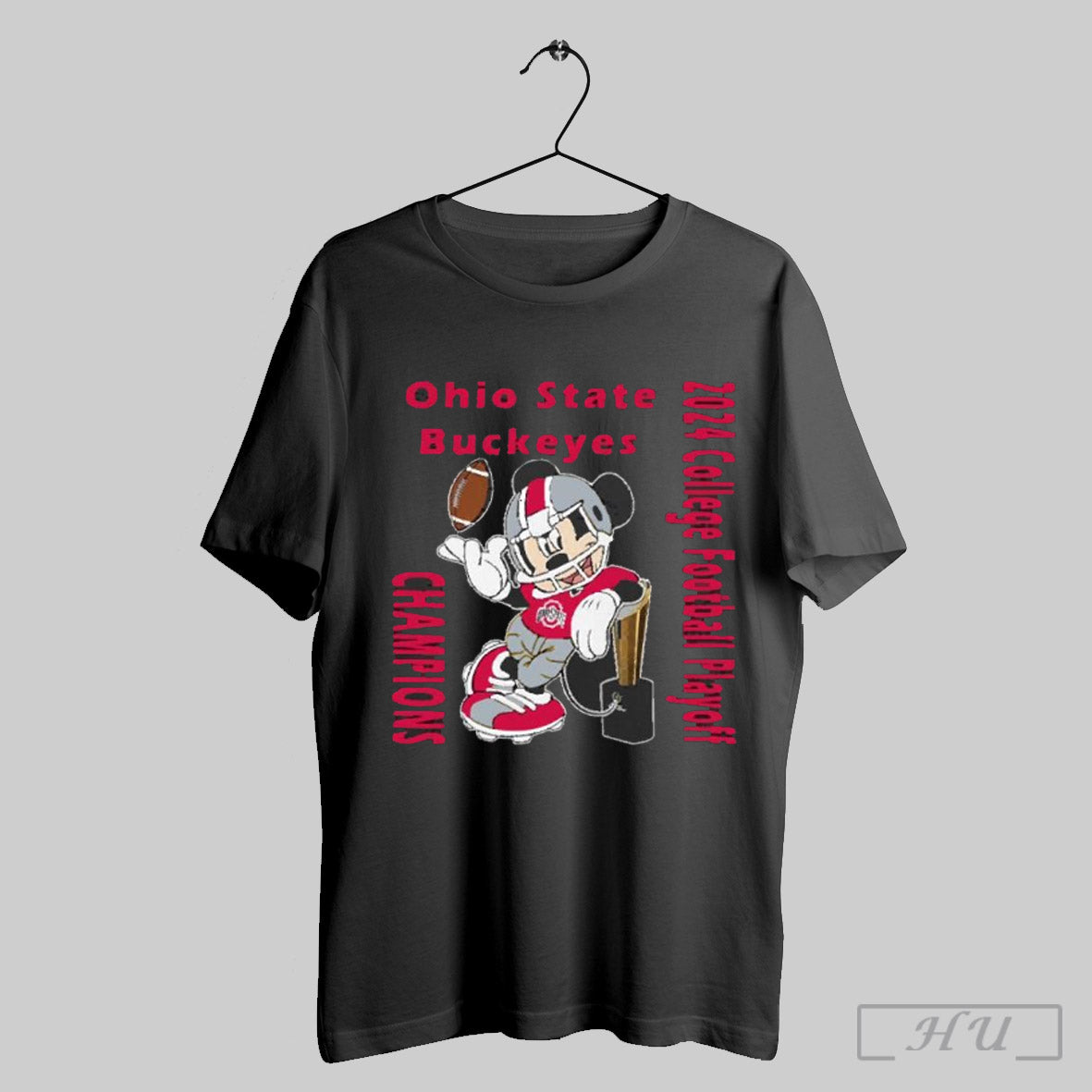 Ohio State Buckeyes Football X Mickey Mouse 2025 College Football Playoff National Champions Unisex T Shirt Sweatshirt Cutom Poster