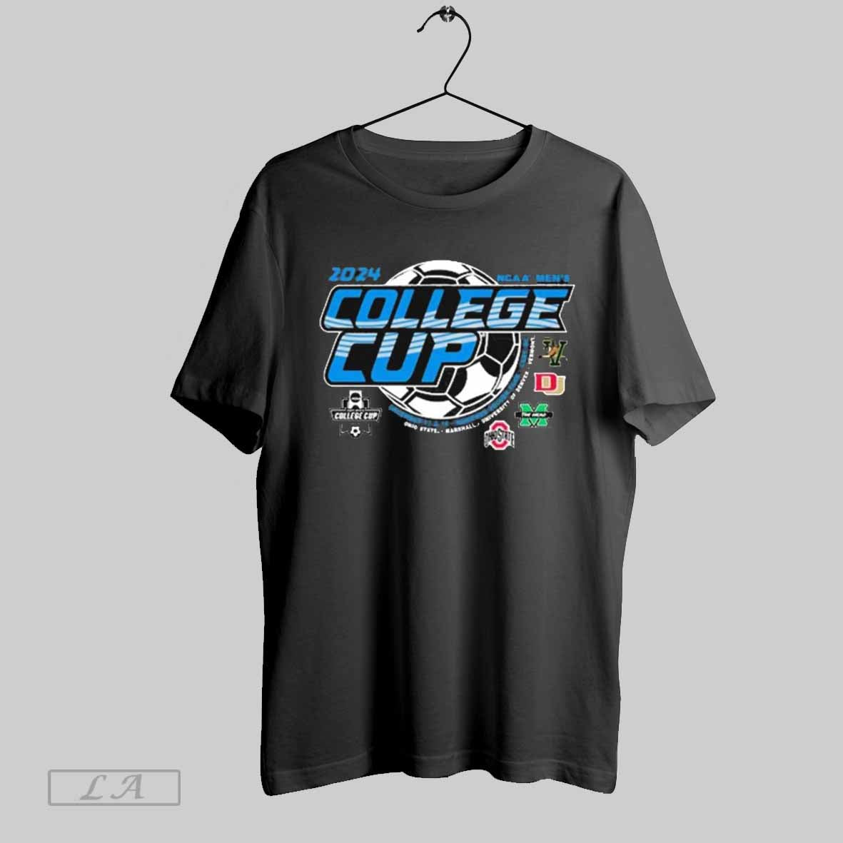 2024 Ncaa Mens College Cup Ohio State Marshall University Of Denver T Shirt