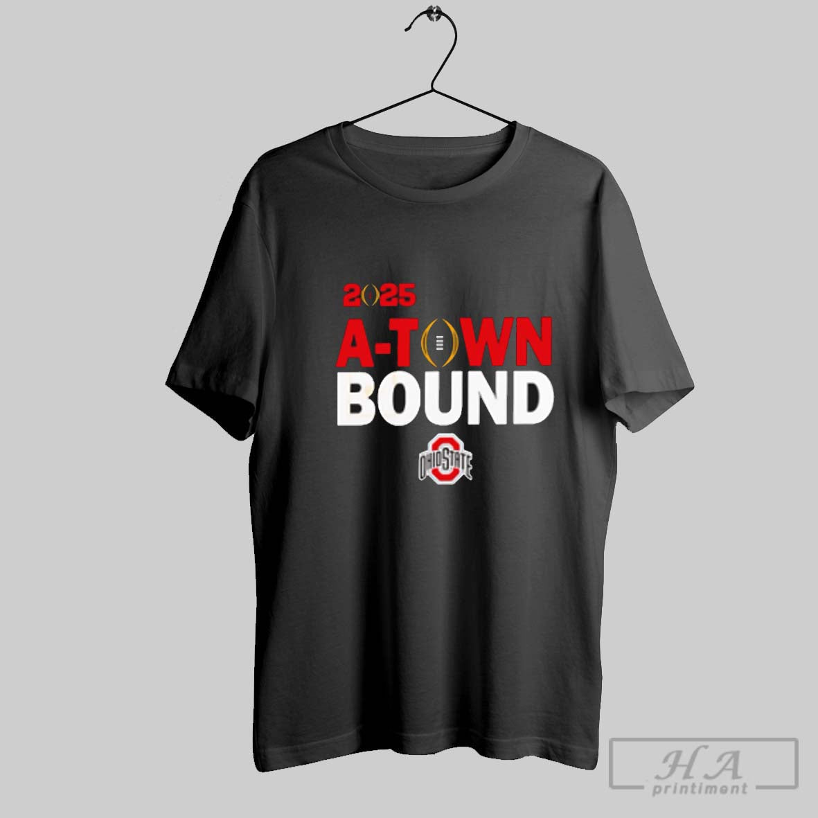 2025 A Town Bound Ohio State Buckeyes Title National Championship Shirt