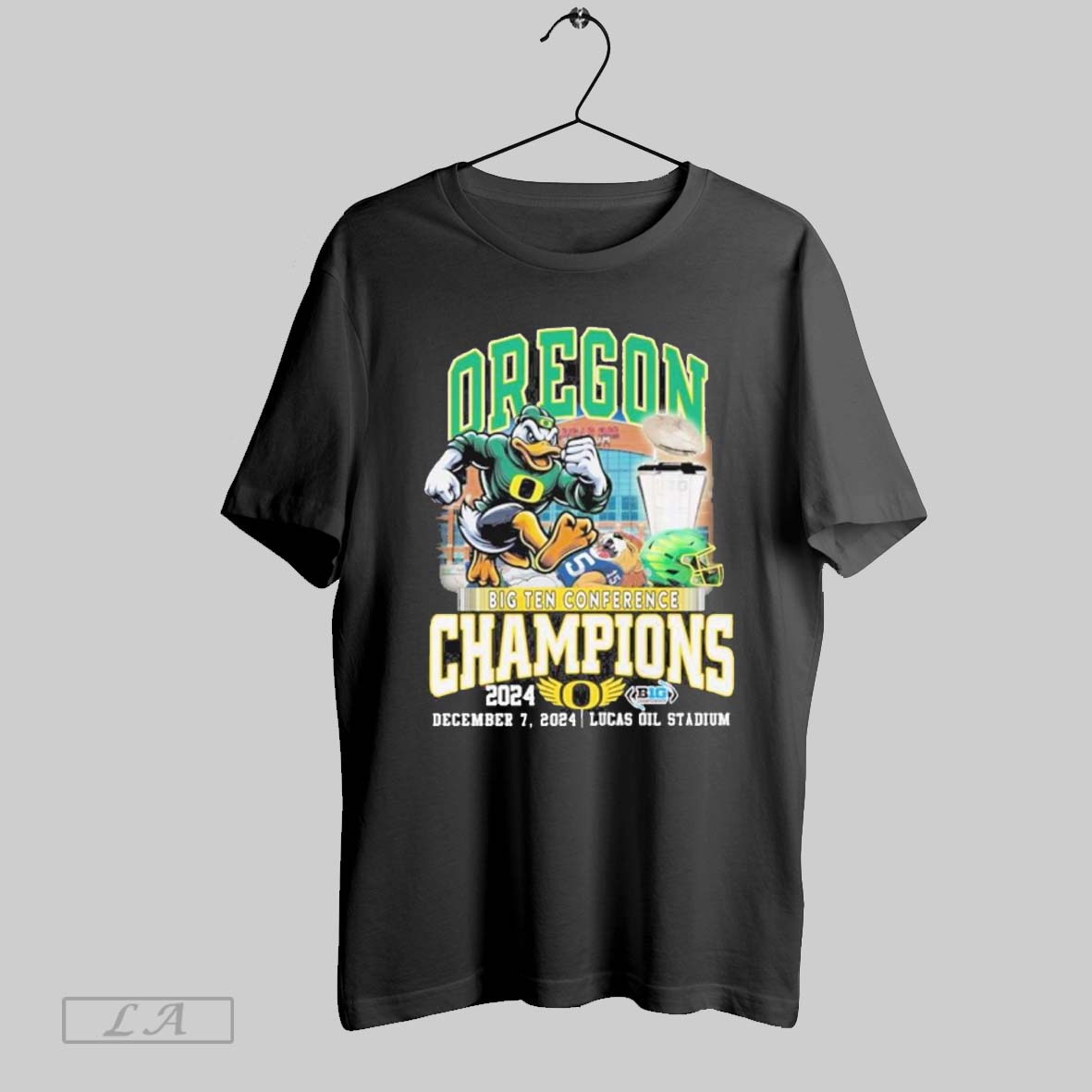 Oregon Ducks Big 10 Conference 2024 Champions Big Win T Shirt