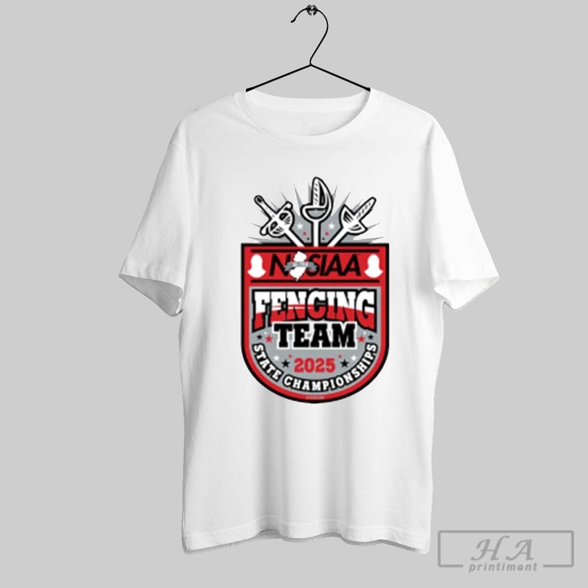 2025 Njsiaa Fencing Team Championships T Shirt