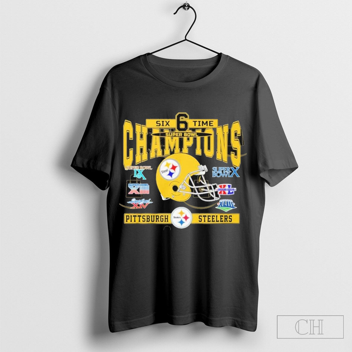 Six Time Super Bowl Champions Pittsburgh Steelers Shirt Sweater